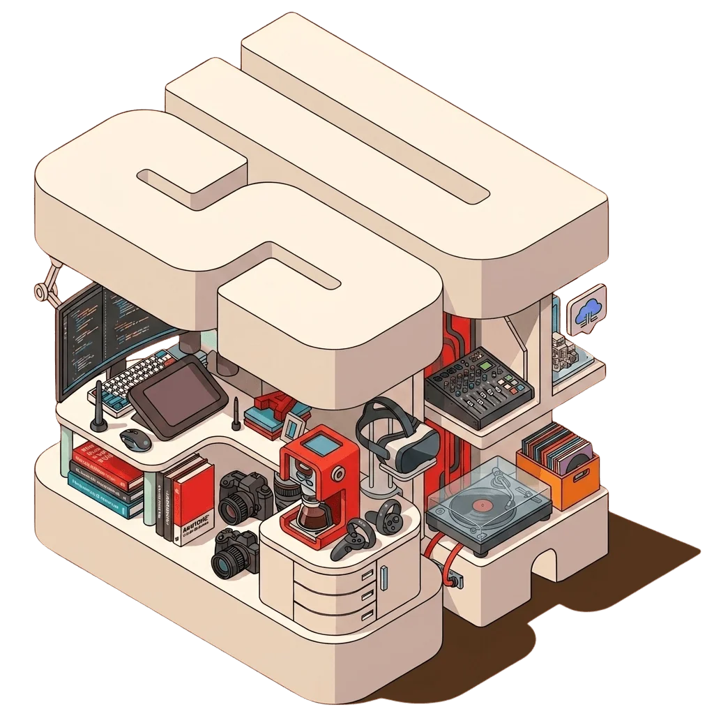 Shift-Su studio craft - isometric SU letterform