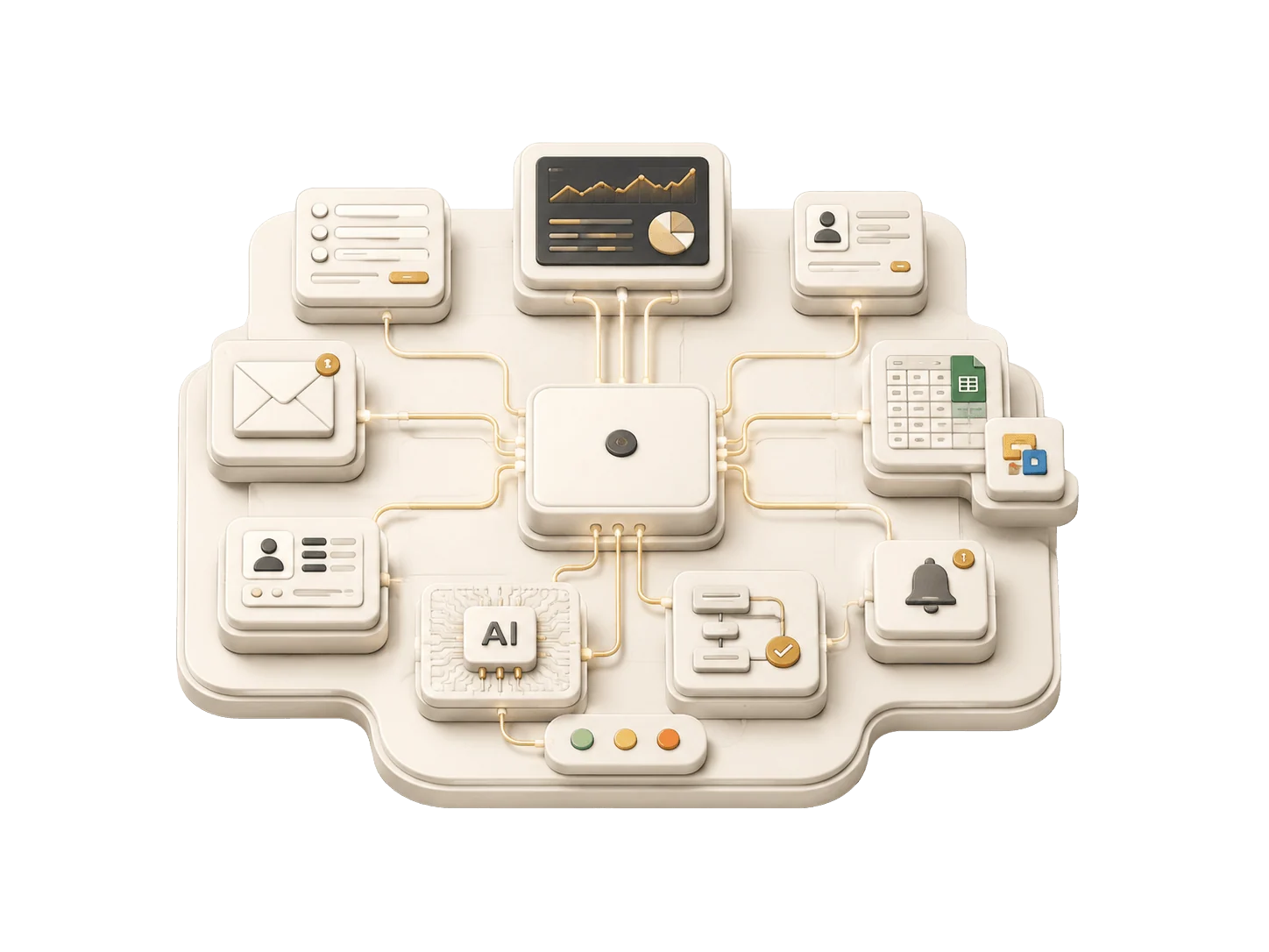Illustration of existing tools connecting into a single workflow on the SHIFT-SU systems page